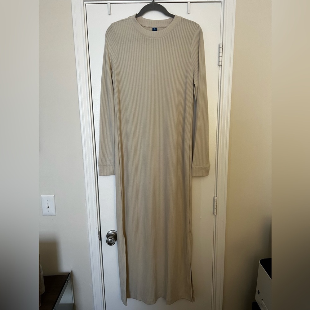 Cream maxi dress